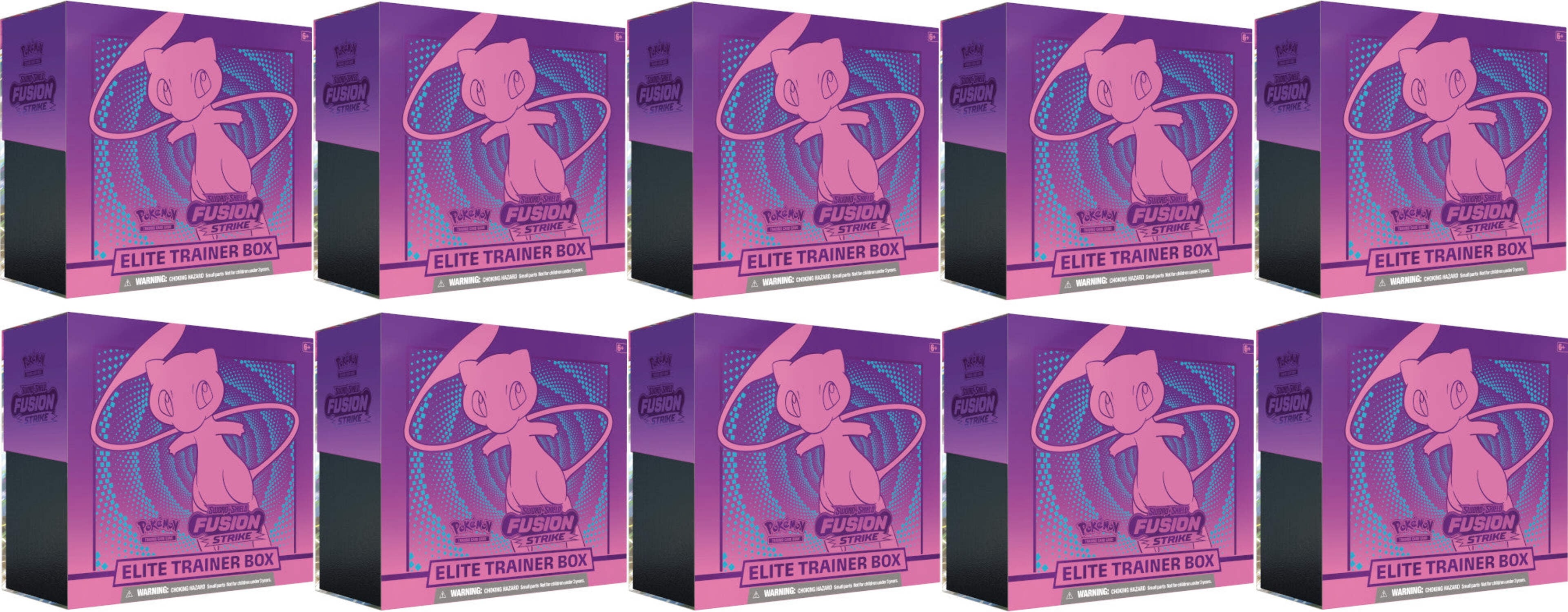 Fusion Strike ETB: Mew | Card sleeves for hobby shops - Walmart