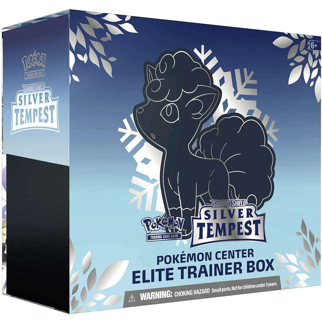 Sword Shield: Silver Tempest - Elite Trainer Box (Pokemon Center ...