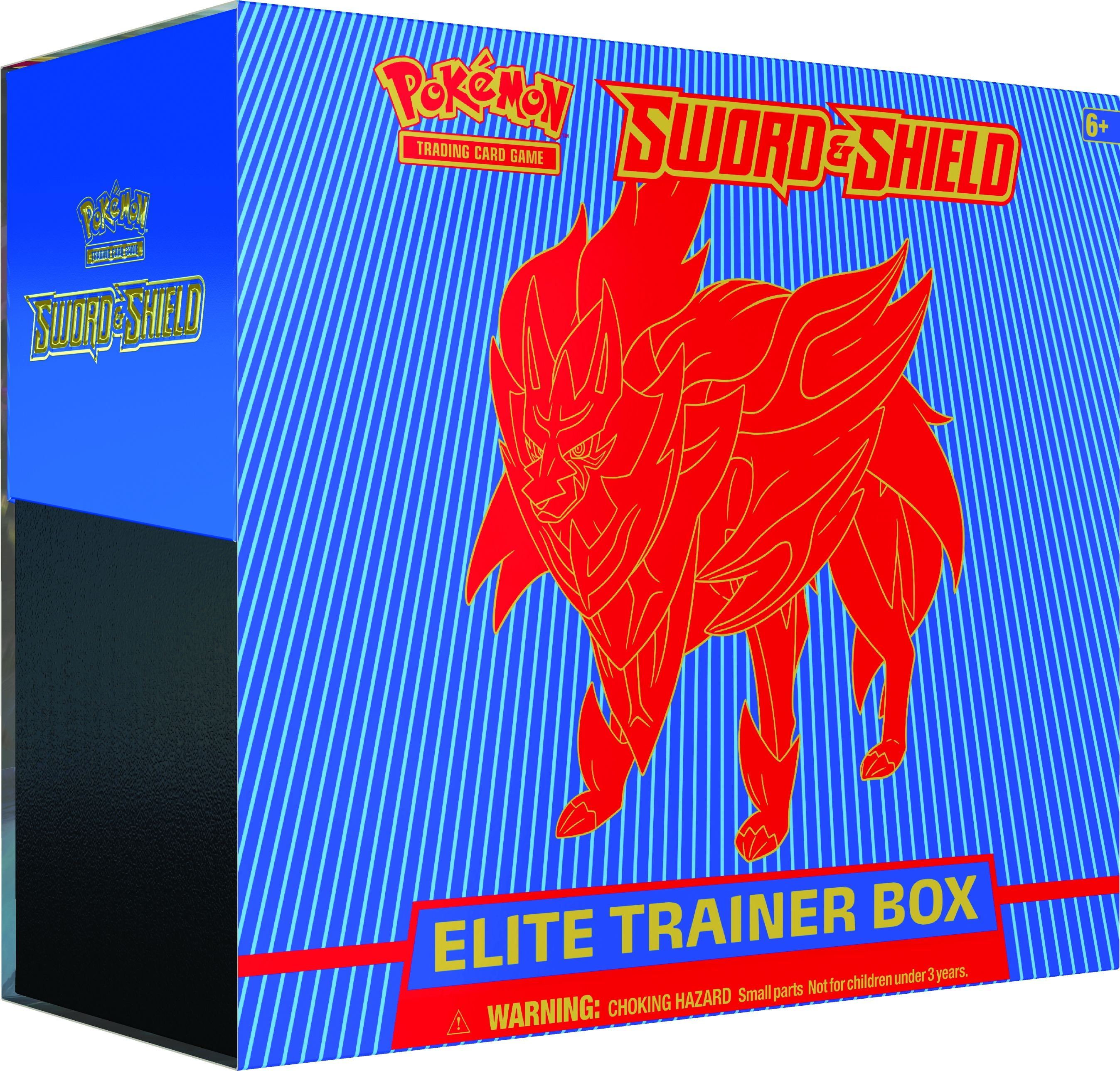 Pokemon TCG: Sword and Shield Elite Trainer Box- Zacian - 8 Boosters