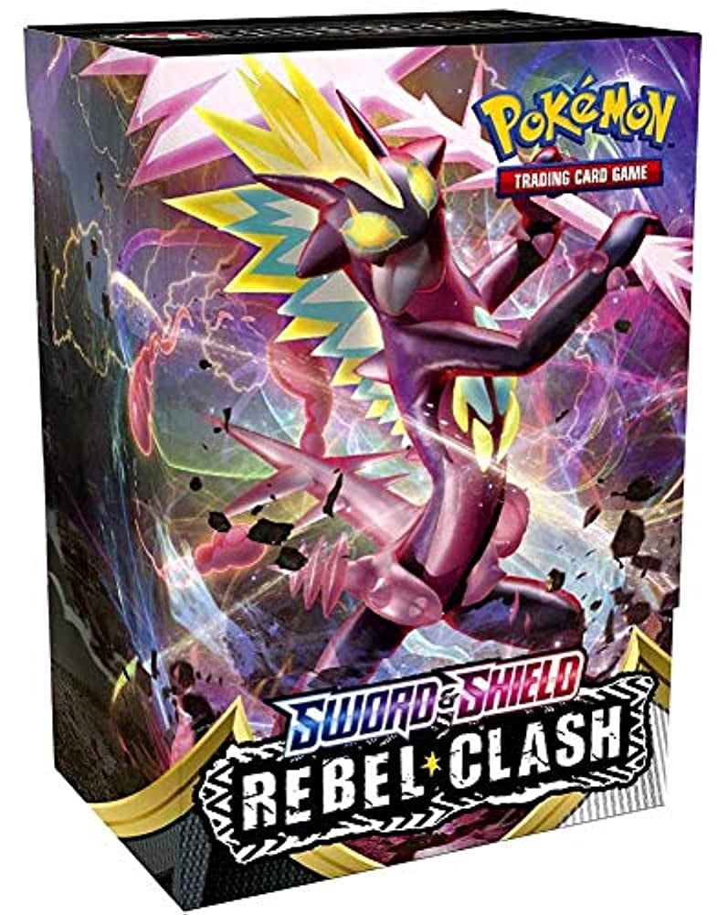 pokemon tcg sword & shield rebel clash booster box TCG: Shield-Rebel Pack : Toys & Games along with basic Energy (not included) Pokmon Sword & Shield Rebel