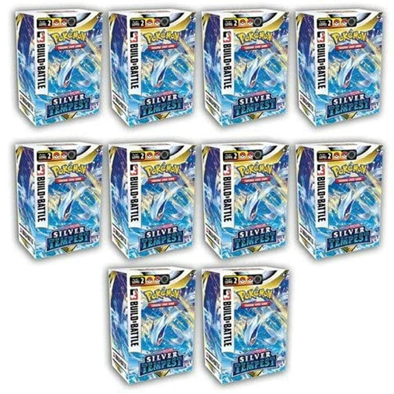 Pokemon TCG: Sword and Shield Silver Tempest Build and Battle Display (10CT Display)