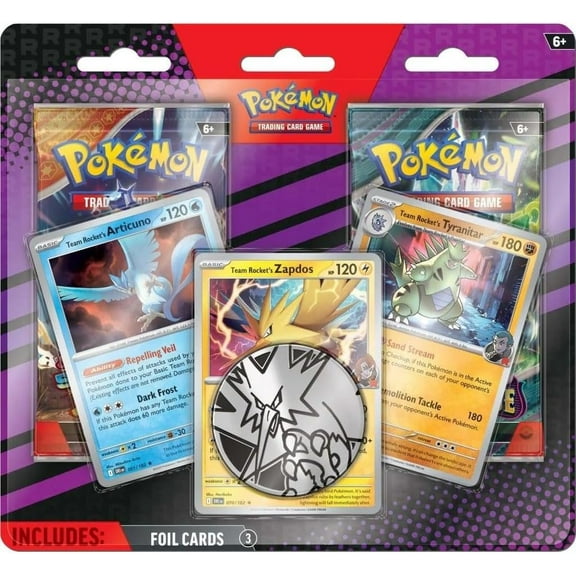 Pokemon Articuno, Zapdos & Tyranitar Special Edition [2 Booster Packs, 3 Promo Cards & More]