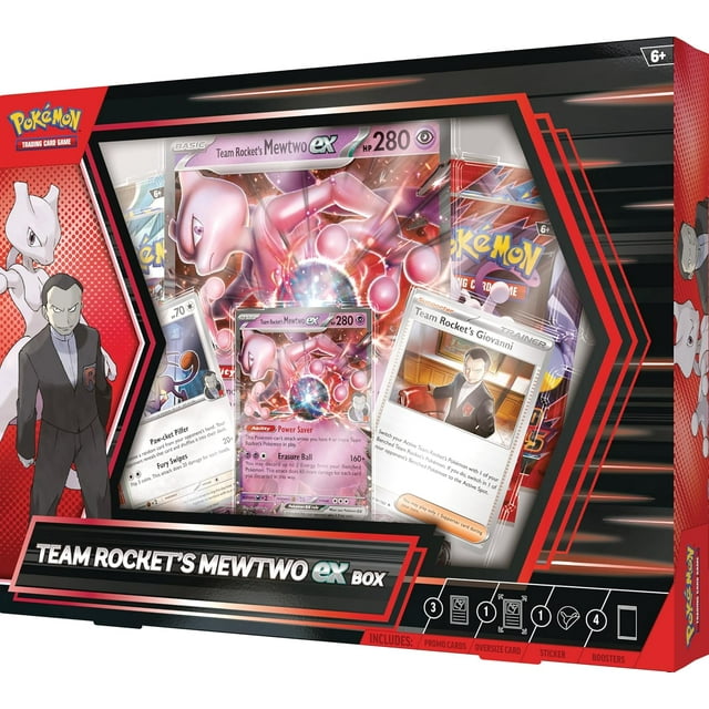 Pokemon Trading Card Games Team Rockets Mewtwo EX Box