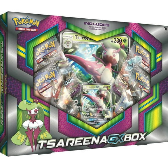 Pokemon TCG: Tsareena-GX Collectible Box Card Game (New 2017)