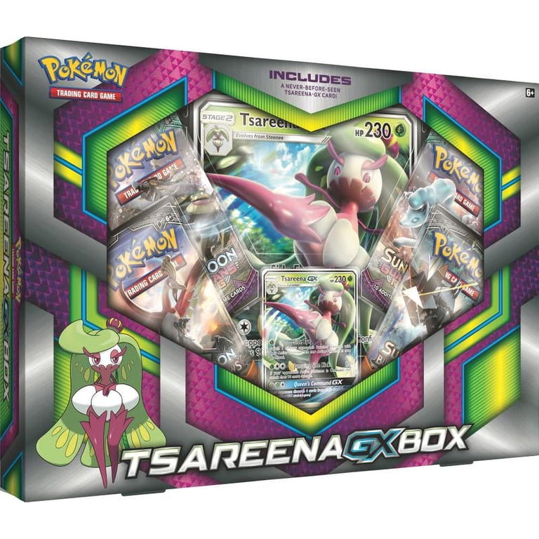 Pokemon TCG: Tsareena-GX Collectible Box Card Game (New 2017) - Walmart.com Pokemon TCG: Tsareena-GX Collectible Box Card Game (New 2017) - Walmart.com