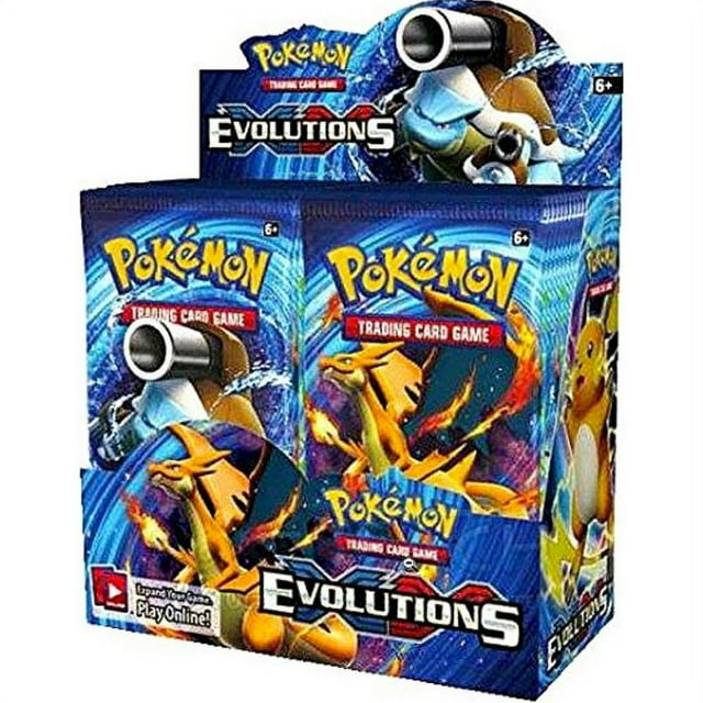 Pokemon TCG XY Evolutions Booster Box 36 Packs Card Game, 2 Players
