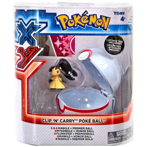 Pokemon TOMY Clip n Carry Pokeball Mawile & Premier Ball Figure Set