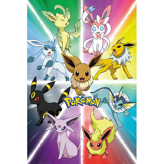 Pokemon - TV Show / Gaming Poster (Eevee Evolution)