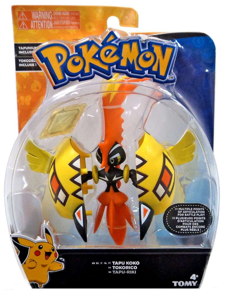 Pokemon Tapu Koko Action Figure [Tapunium Included] - Walmart.com