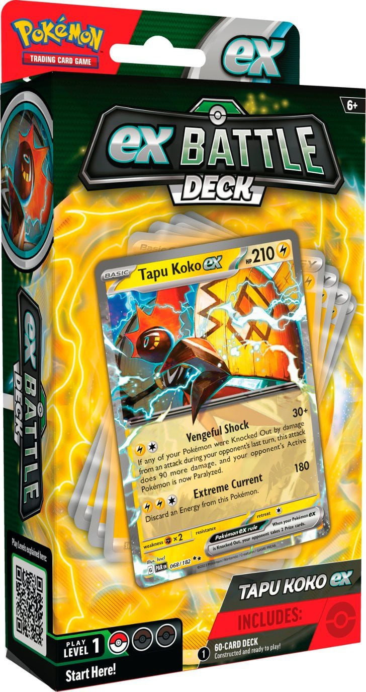 Pokemon Tapu Koko ex Battle Deck (60 Cards) - Walmart.com