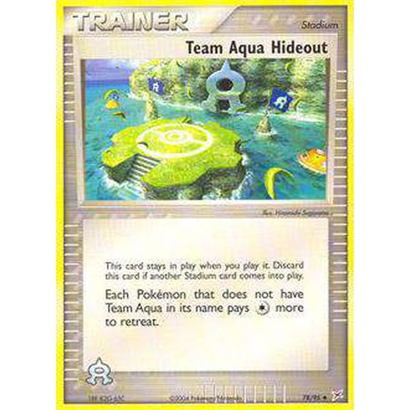 Pokemon Team Magma vs Team Aqua Uncommon Team Aqua Hideout #78
