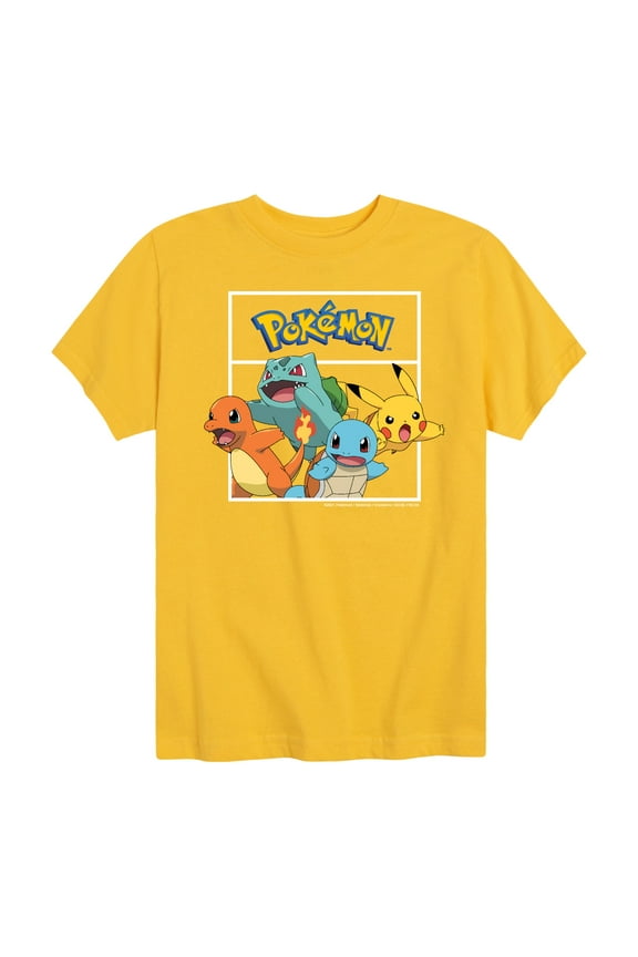 Pokemon Team Pokemon Youth Short Sleeve Graphic, T-Shirt (Boy's)