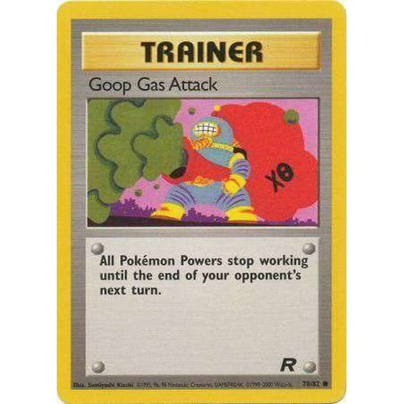Pokemon Team Rocket Common Goop Gas Attack #78