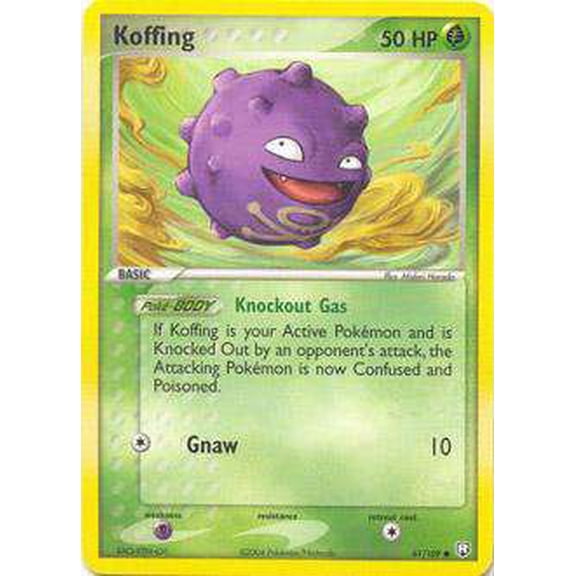 Pokemon Team Rocket Returns Common Koffing #61