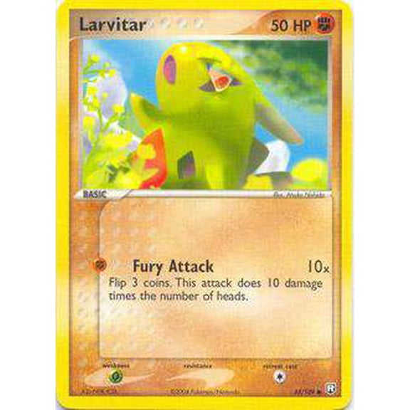 Pokemon Team Rocket Returns Common Larvitar #62