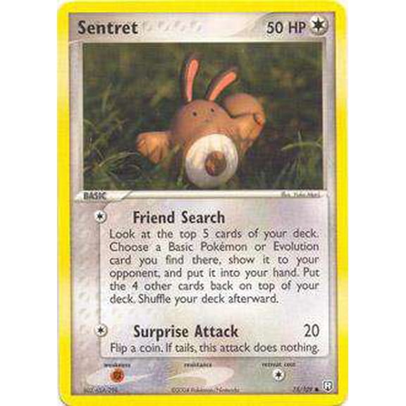 Pokemon Team Rocket Returns Common Sentret #75