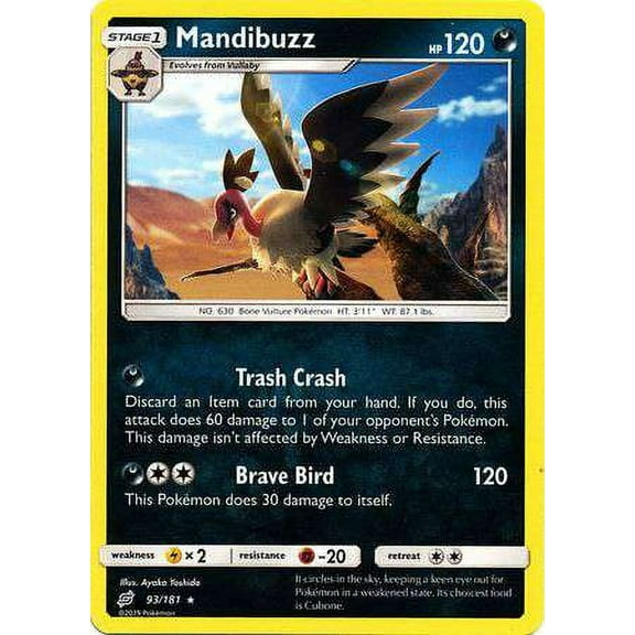 Pokemon Team Up Mandibuzz #93
