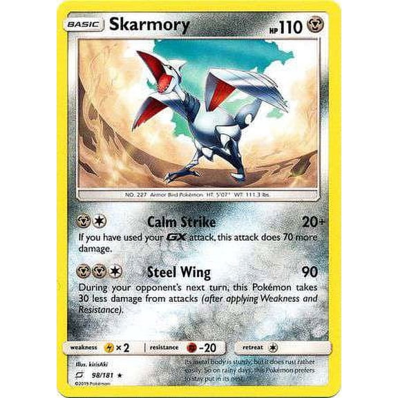 Pokemon Team Up Skarmory #98