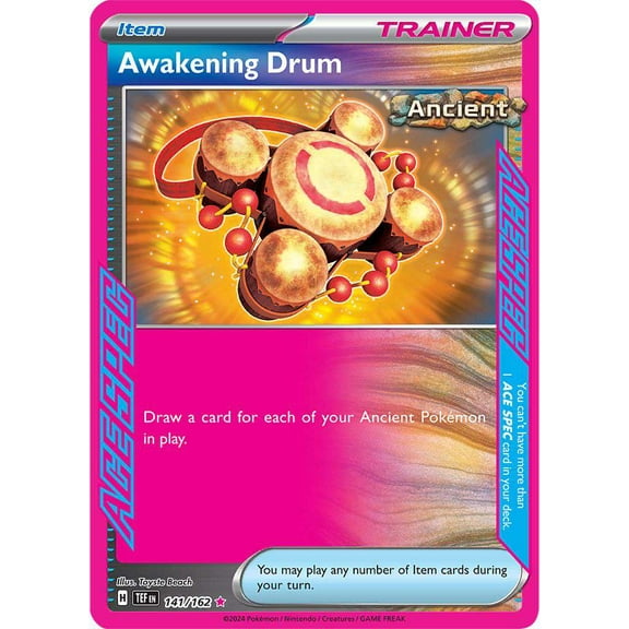 Pokemon Temporal Forces ACE SPEC Rare Awakening Drum #141