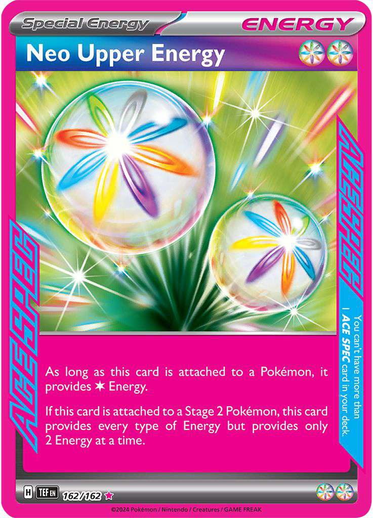 rare cards temporal forces Pokemon ACE SPEC Neo Upper Energy Special Energy Card #162 Violet in Mint condition. Card Gallery | Pokémon TCG: