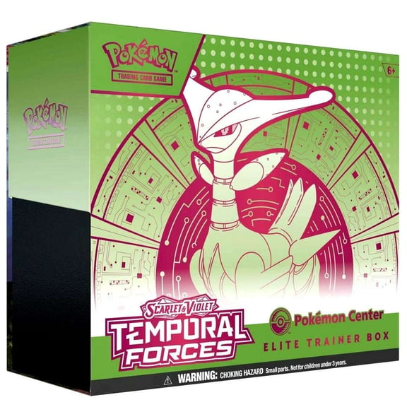 Temporal Forces Pokemon Center Elite Trainer Box (Exclusive) [Iron Leaves]