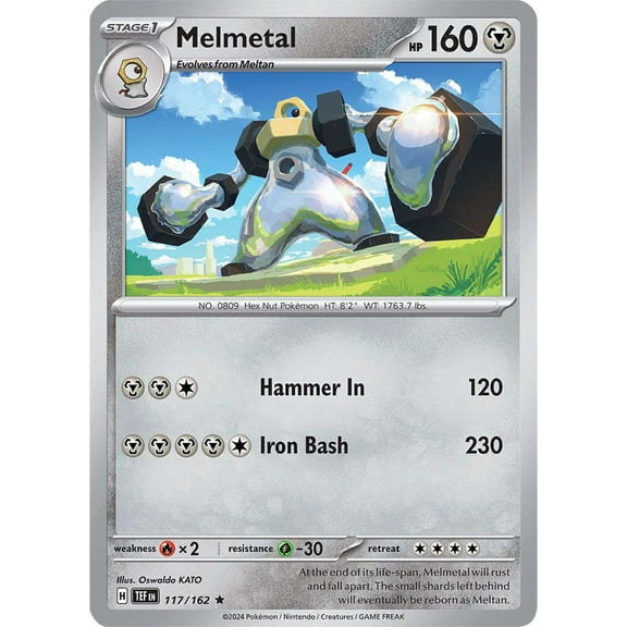 Pokemon Temporal Forces Rare Melmetal #117