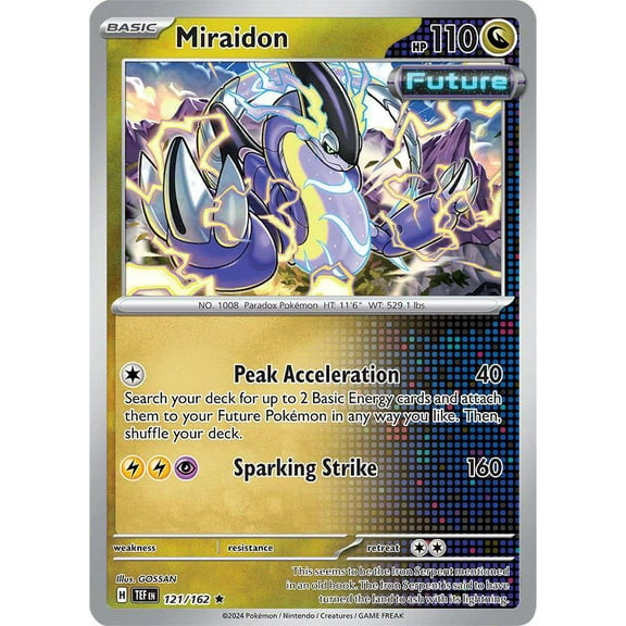 Pokemon Temporal Forces Rare Miraidon #121
