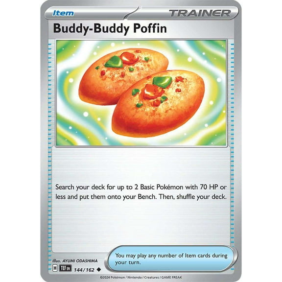 Pokemon Temporal Forces Uncommon Buddy-Buddy Poffin #144