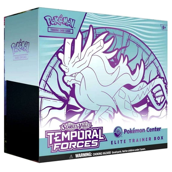 Pokemon TCG Scarlet & Violet-Temporal Forces Pokémon Center Elite Trainer Box (Walking Wake)