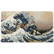 Pokemon Themed Playmat - Gyarados - Wave Off Kanagawa - Card Game Mat - Large 23.5 inches x 14 inches