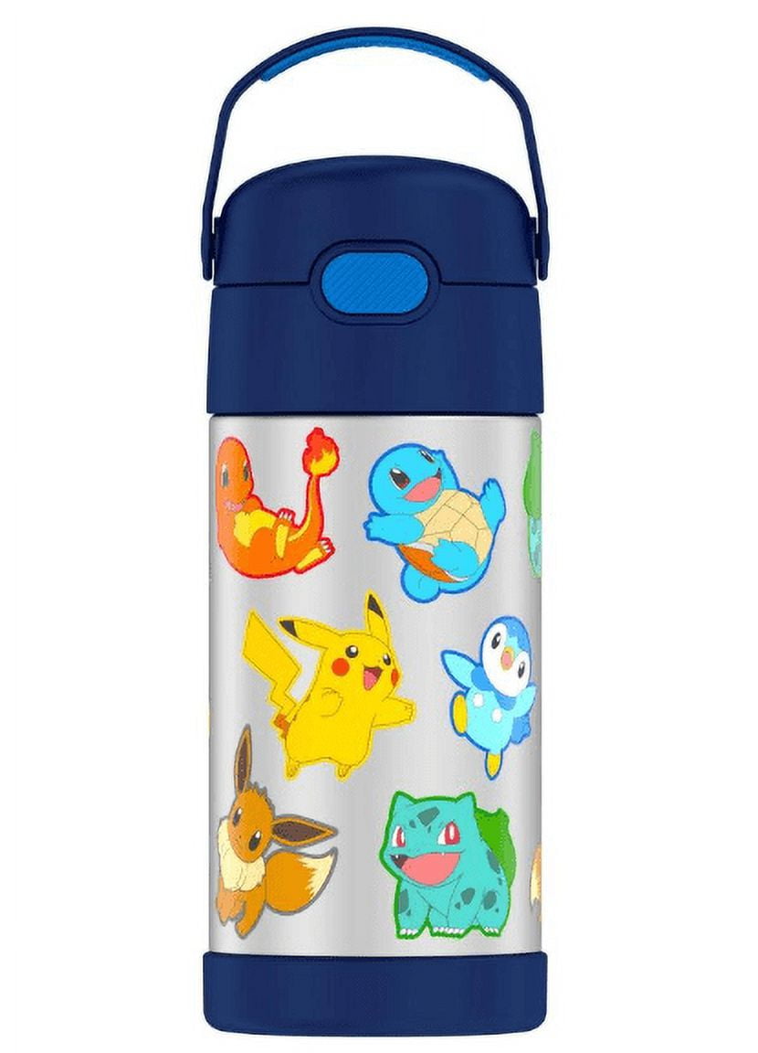 Pokemon Thermos 12oz FUNtainer Water Bottle with Bail Handle