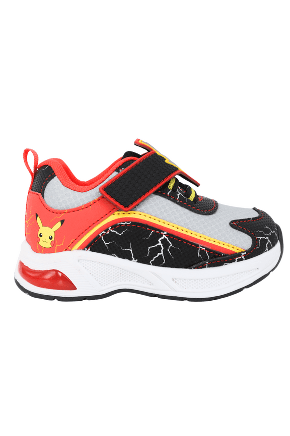 Pokemon Toddler Lightening Bolt Lighted Athletic Sneaker