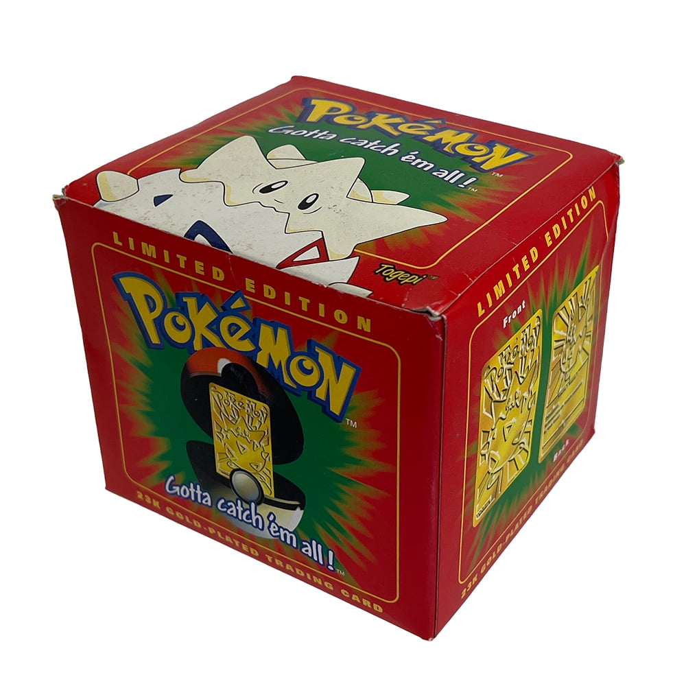 Pokemon Toys - Burger King Gold-Plated Trading Card - TOGEPI #175 (Pokeball, Card & New Box)