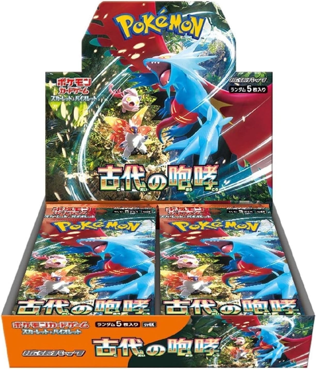 Pok√©mon, Ancient Roar Japanese Booster Box, sv4K, 30 Packs