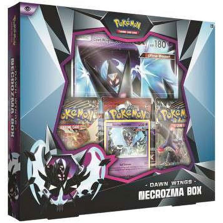 Pokemon Trading Card Game Dawn Wings Necrozma Box (International. 3 Booster  Packs, Promo Card & Oversize Card!)