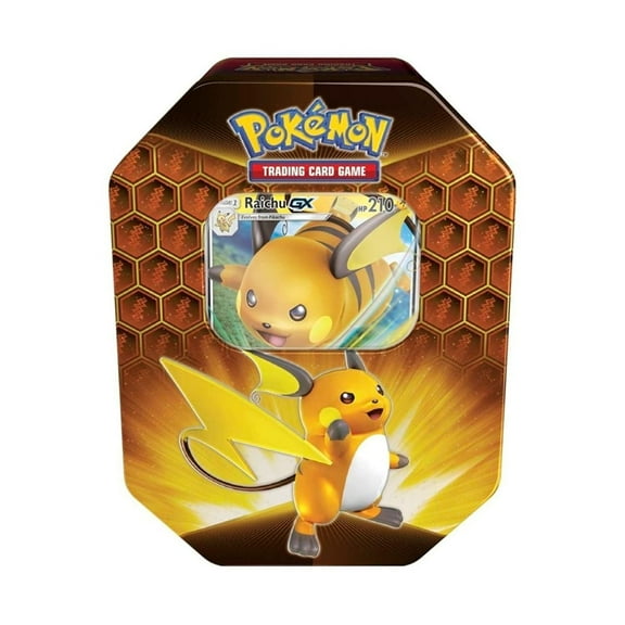 Pokemon Trading Card Game Hidden Fates Tin (Raichu GX)