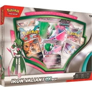 Pokemon Trading Card Game Iron Valiant ex Box (4 Booster Packs & More)