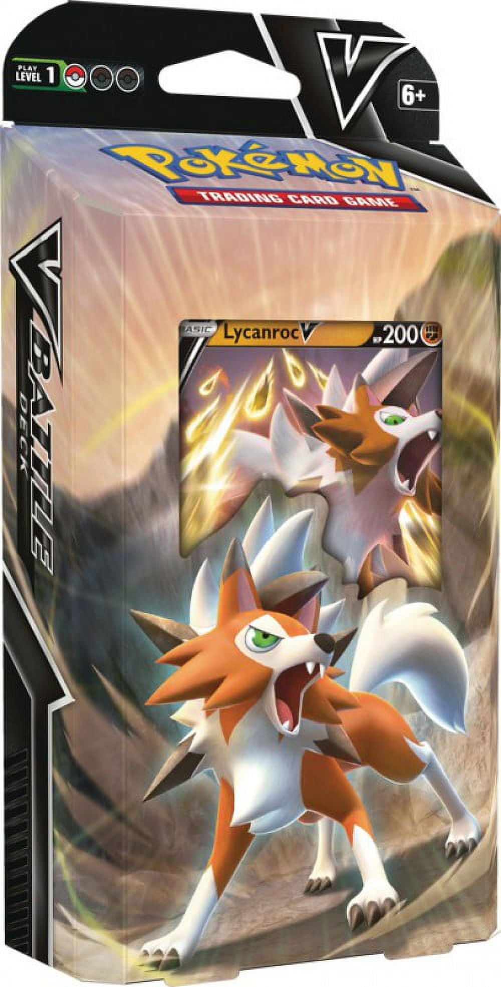 Jogo Carton Pokémon Deck Batalha V Lycanroc 30667 - Copag - Pirlimpimpim  Brinquedos