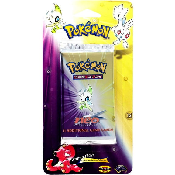 Pokemon Trading Card Game Neo Destiny BLISTER Booster Pack (11 Cards, RANDOM Cover Art On Pack)