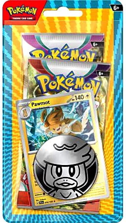 Pokemon Trading Card Game Pawmot Checklane BLISTER Pack (2 Booster Packs, Promo Card & Coin)