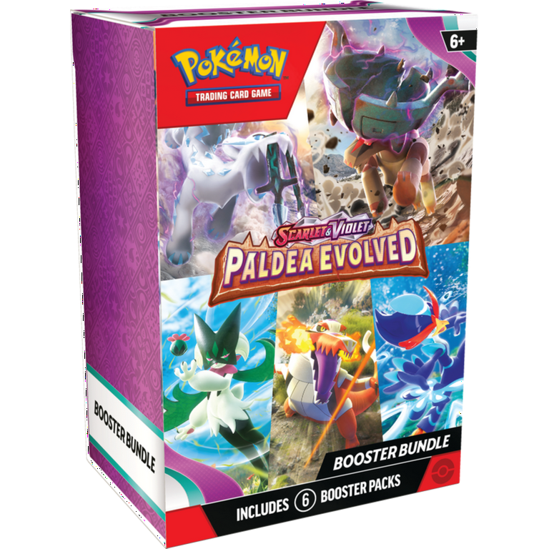 Pokemon Trading Card Game Scarlet & Violet 2 Paldea Evolved Booster Bundle  6 Booster Packs