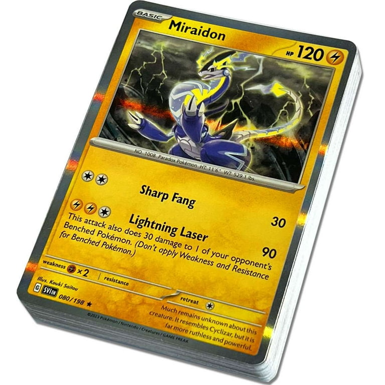 Pokemon Trading Card Game Scarlet & Violet Set, 50 Cards, 5 Rares, 45  Commons - Walmart.com