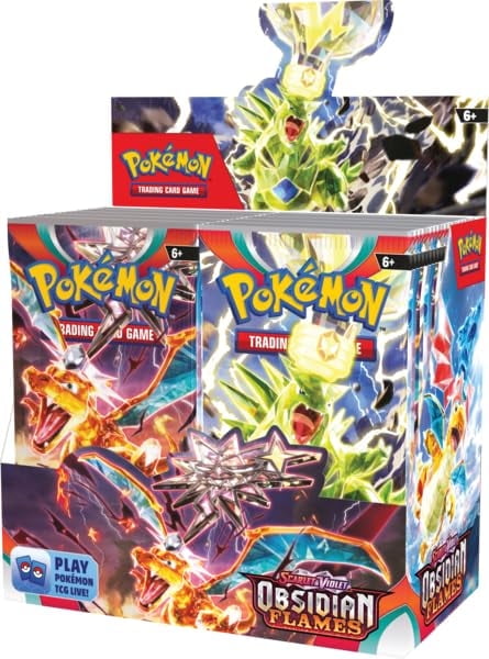 Pokemon Trading Card Game Scarlet \u0026 Violet Obsidian Flames Booster Box (36 Packs)
