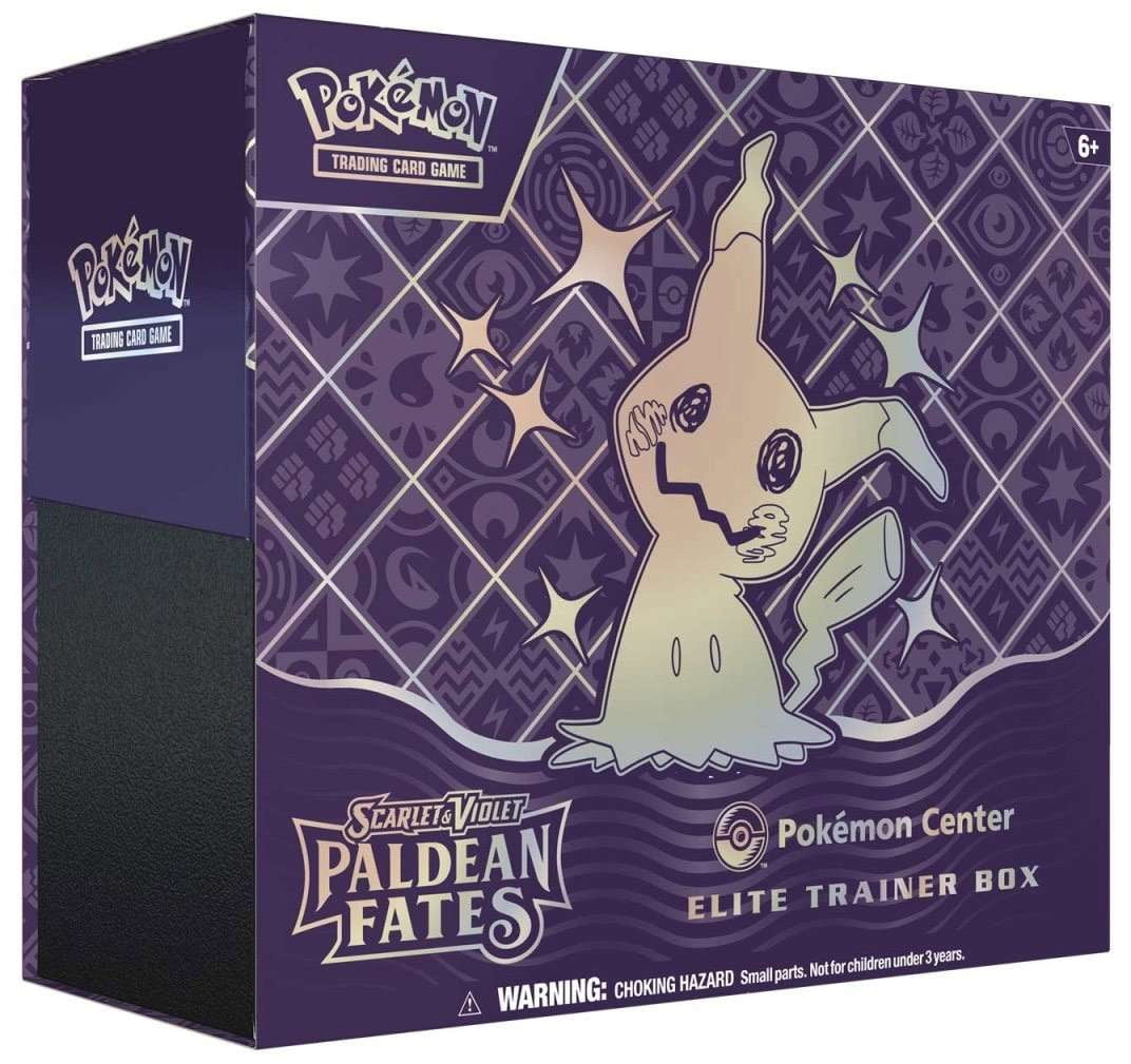 ポケモンカードゲーム Paldean Fates Elite Trainer Box Mimikyu Pokemon TCG: Scarlet & Violet - Paldean Fates Pokemon Center