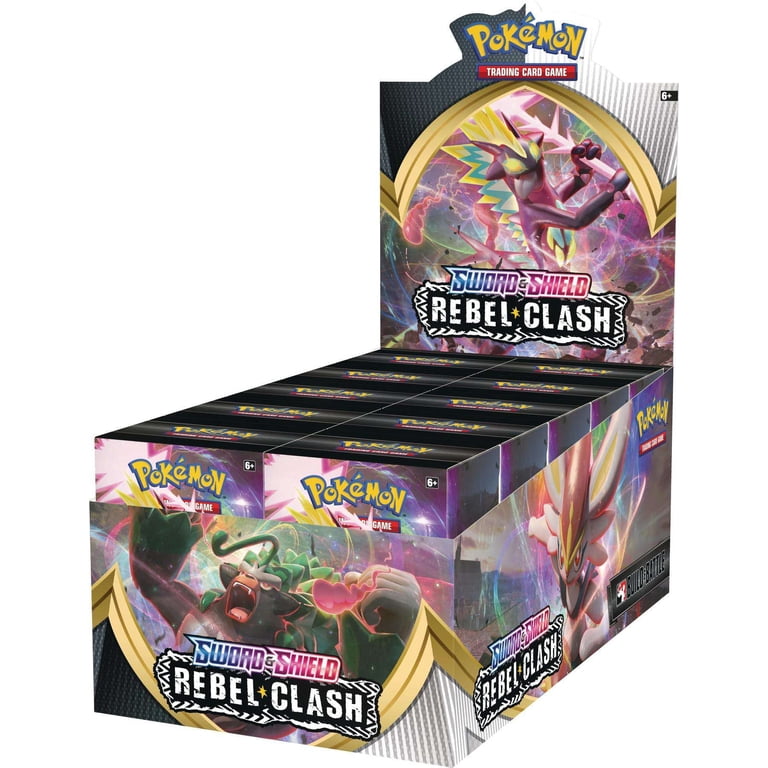 pokemon tcg rebel clash booster box TCG: Sword & Shield Pack 8 SWSH Rebel Clash Booster Packs Pokemon Sword Shield Rebel Clash