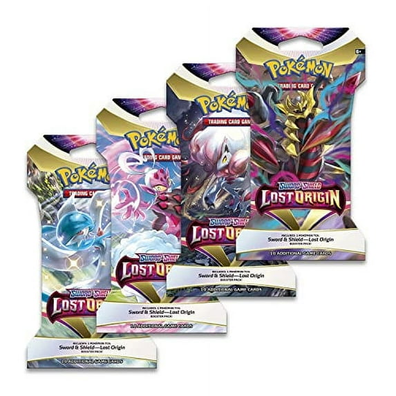 Pokemon Trading Card Game: Sword and Shield Lost Origin 8 Sleeved Boosters Packs!