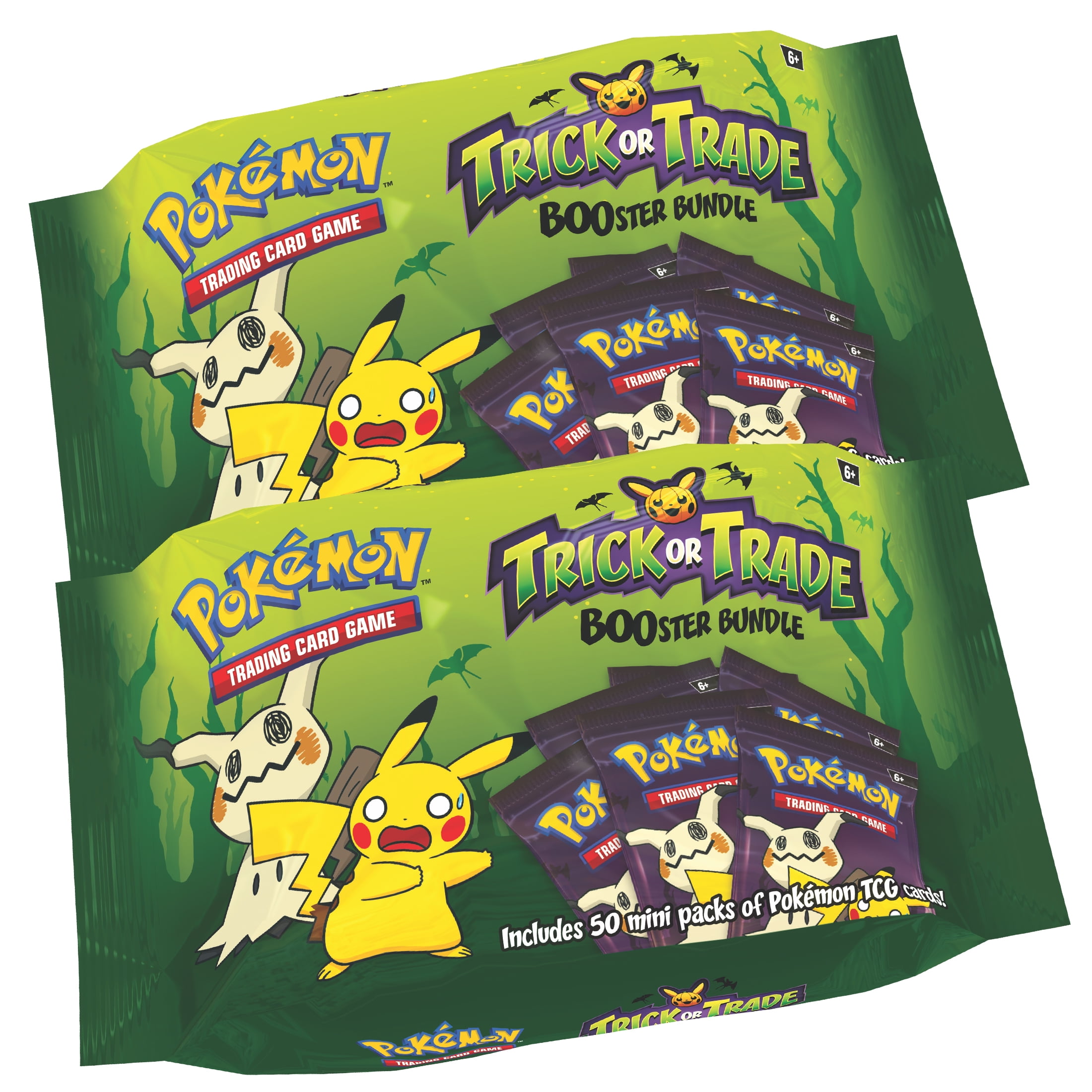 Pokemon Trading Card Games 2023 Trick or Trade Booster Bundle 2 Pack ...
