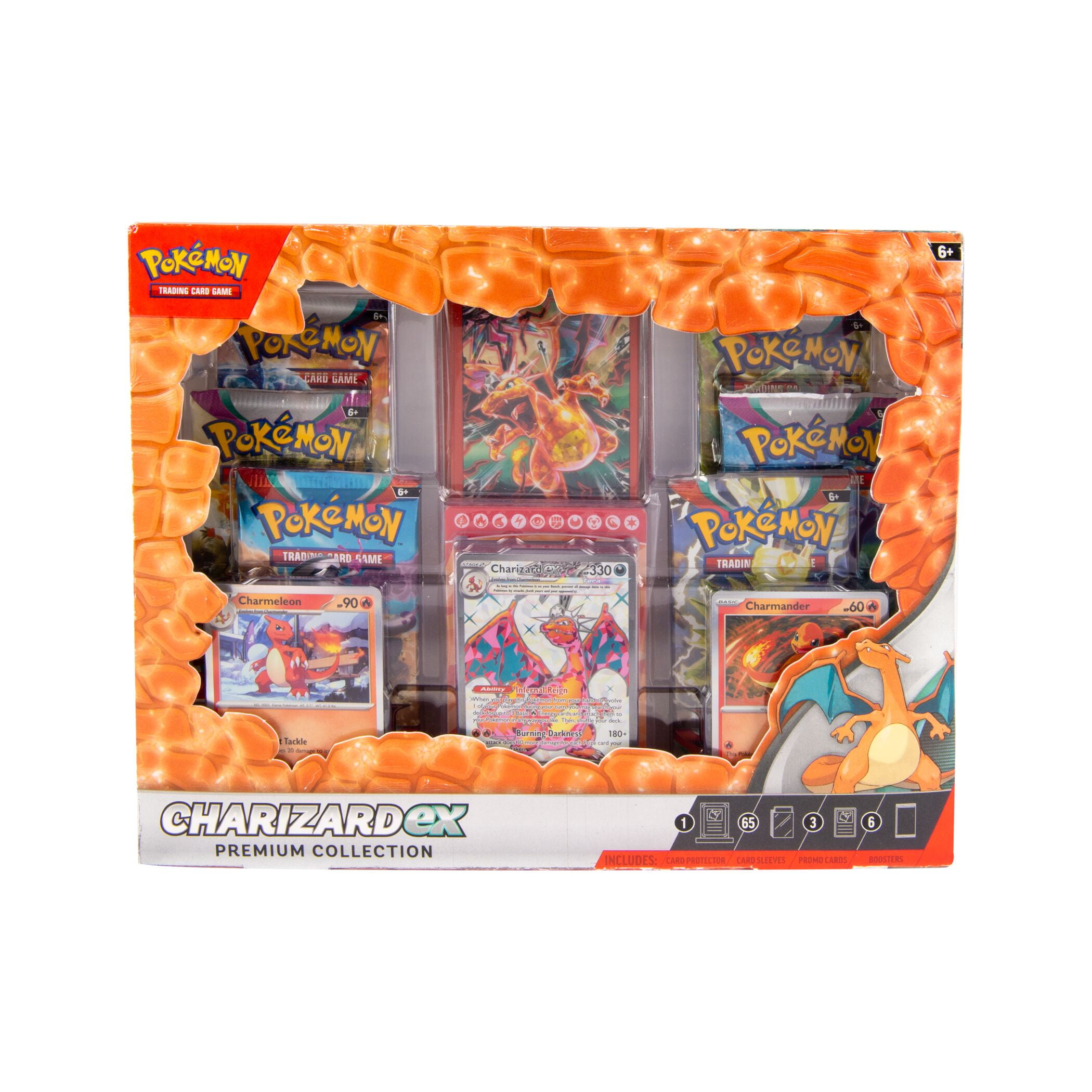 Pokemon Trading Card Games Charizard Ex Premium Box 6 Tcg Booster Packs