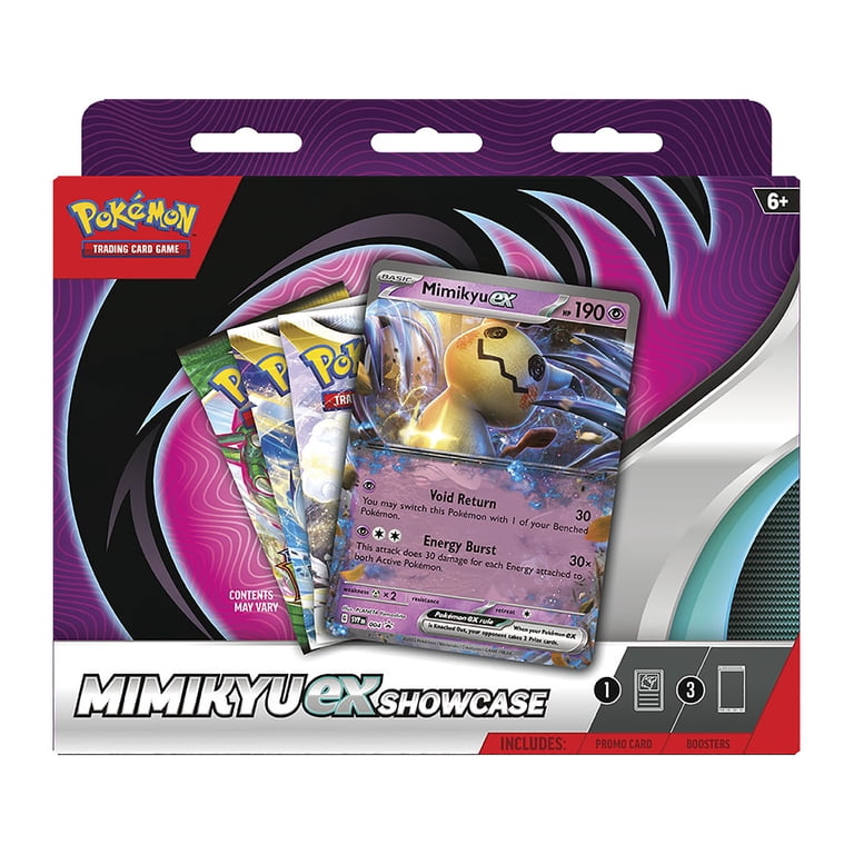 Pokemon Trading Card Games Mimikyu EX Showcase Box - 3 Pokemon TCG booster packs Pokemon Trading Card Games Mimikyu EX Showcase Box - 3 Pokemon TCG booster packs