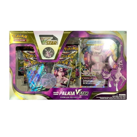 Pokemon Trading Card Games: Origin Forme Palkia Vstar Premium Collection - 6 Pokemon TCG booster packs